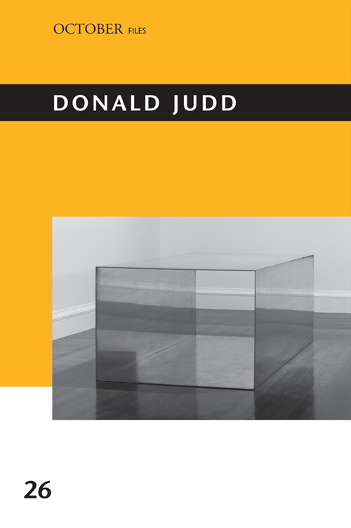 Donald Judd (Paperback)