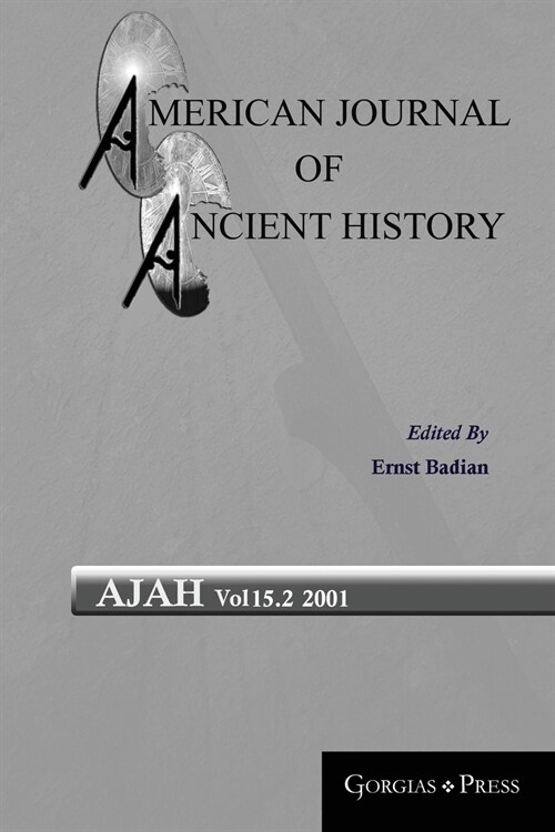 American Journal of Ancient History 15.2 (Paperback)