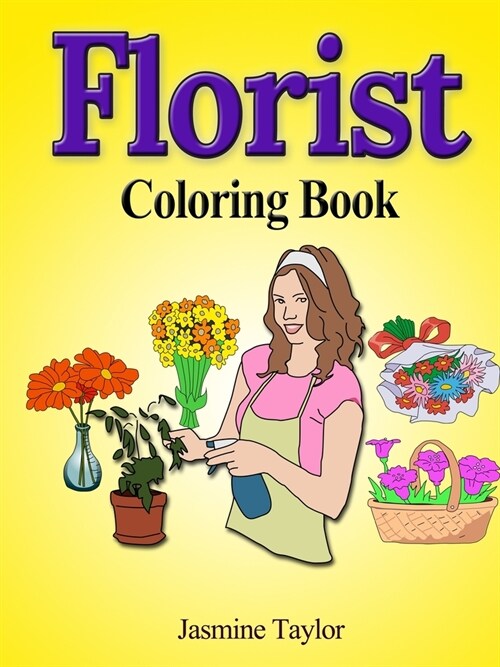 Florist Coloring Book (Paperback)