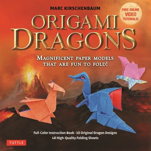 Origami Dragons Kit: Magnificent Paper Models That Are Fun to Fold! (Includes Free Online Video Tutorials) [With Book(s)] (Other)