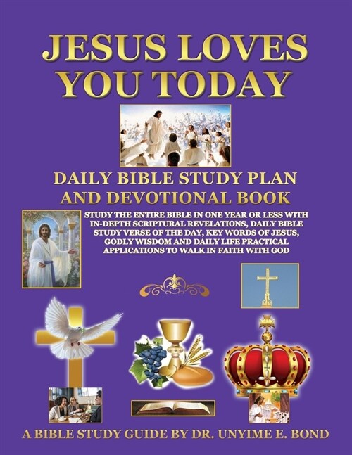 Jesus Loves You Today Daily Bible Study Plan and Devotional Book (Paperback)