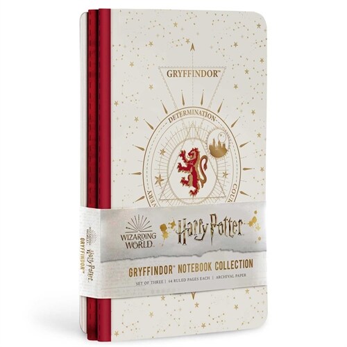 Harry Potter: Gryffindor Constellation Sewn Notebook Collection (Set of 3) (Paperback)