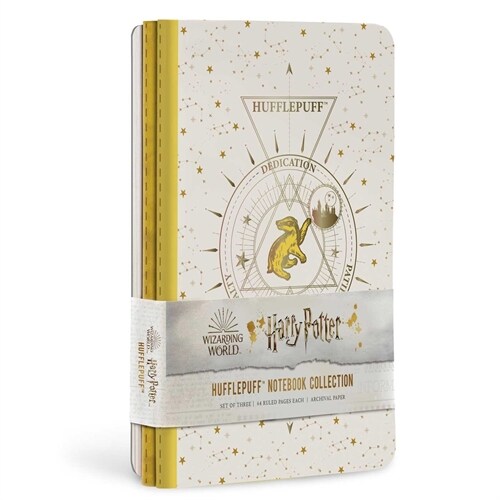 Harry Potter: Hufflepuff Constellation Sewn Notebook Collection (Set of 3) (Other)