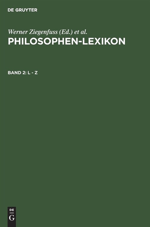 L - Z (Hardcover, Reprint 2020)