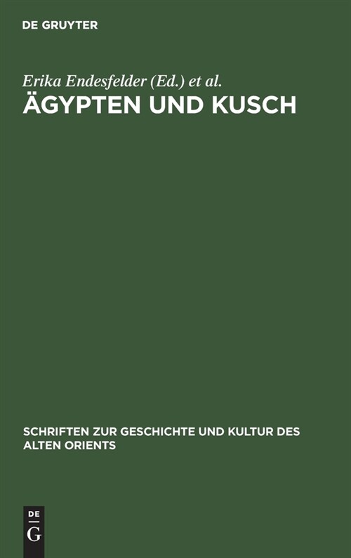 훕ypten Und Kusch (Hardcover, Reprint 2020)