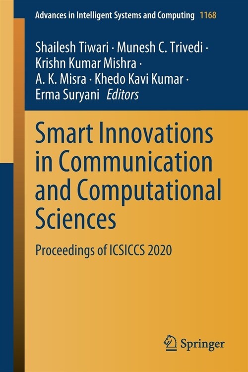 Smart Innovations in Communication and Computational Sciences: Proceedings of Icsiccs 2020 (Paperback, 2021)