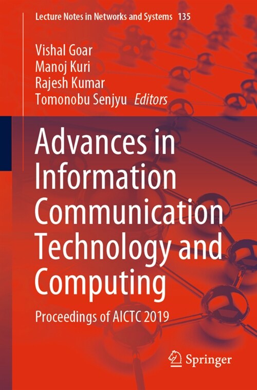 Advances in Information Communication Technology and Computing: Proceedings of Aictc 2019 (Paperback, 2021)