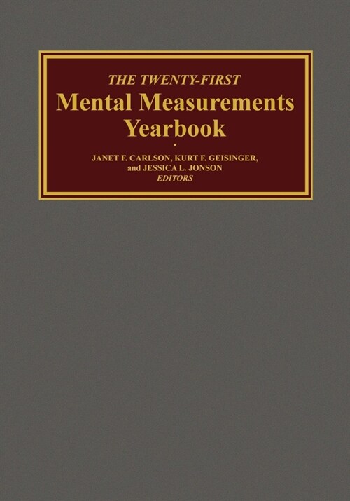 The Twenty-First Mental Measurements Yearbook (Hardcover)