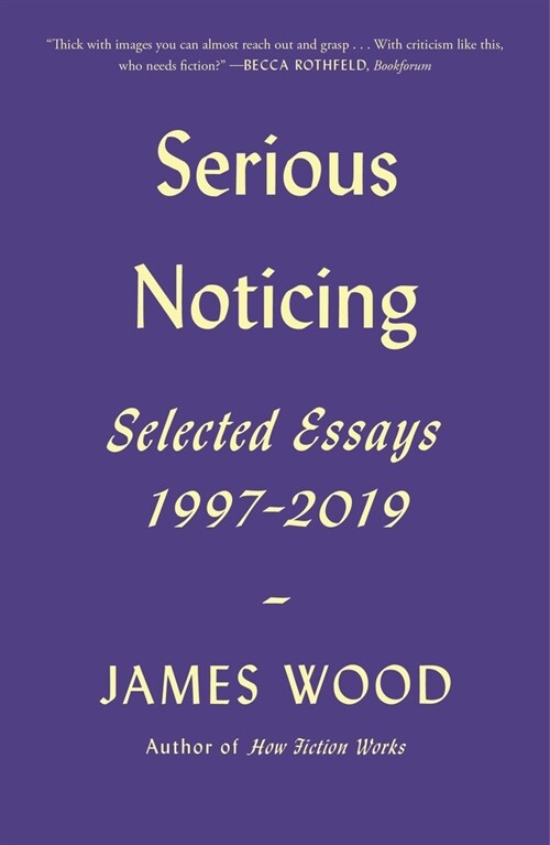 Serious Noticing: Selected Essays, 1997-2019 (Paperback)