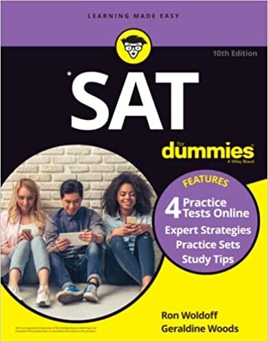 SAT for Dummies: Book + 4 Practice Tests Online (Paperback, 10)