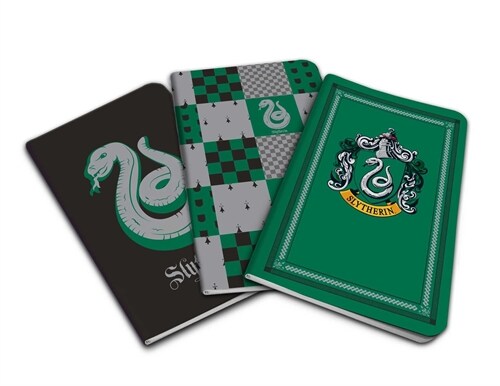 Harry Potter: Slytherin Pocket Notebook Collection (Set of 3) (Paperback)