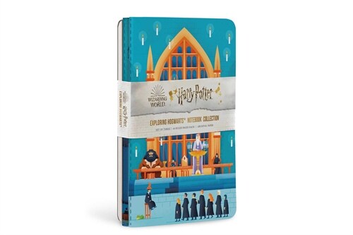 Harry Potter: Exploring Hogwarts Sewn Notebook Collection (Set of 3) (Paperback)