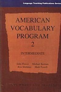 American Vocabulary Program 2, Intermediate (Paperback)