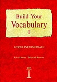 [중고] Build Your Vocabulary 1: Lower Intermediate (Paperback)