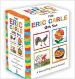The Eric Carle Gift Set (Boxed Set): The Tiny Seed; Pancakes, Pancakes!; A House for Hermit Crab; Rooster's Off to See the World (Board Books, Boxed Set)