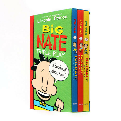 [중고] Big Nate Triple Play: Big Nate in a Class by Himself/Big Nate Strikes Again/Big Nate on a Roll (Boxed Set)