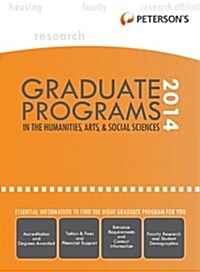 Petersons Graduate Programs in the Humanities, Arts & Social Sciences (Hardcover, 48, 2014)