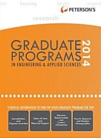 Petersons Graduate Programs in Engineering & Applied Sciences (Hardcover, 48th, 2014)