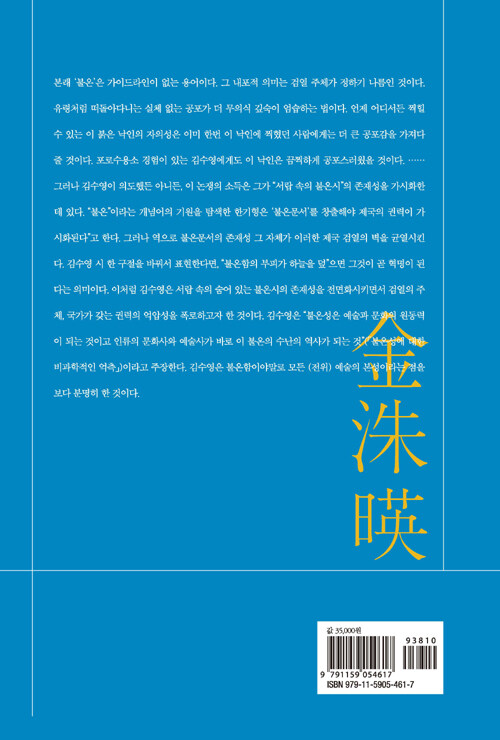 '불온'을 넘어, '반시론'의 반어 : 김수영 문학과 번역·검열·섹슈얼리티