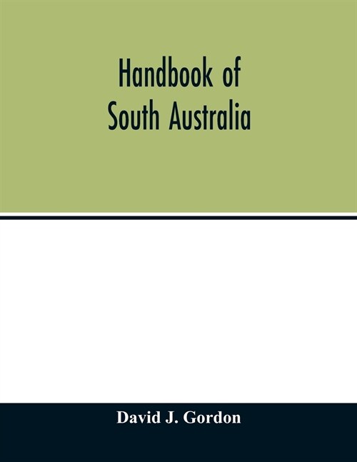 Handbook of South Australia (Paperback)