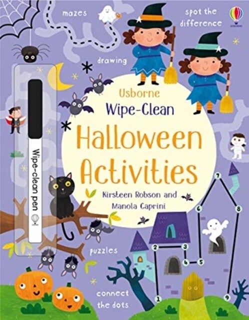 Wipe-Clean Halloween Activities : A Halloween Book for Children (Paperback)