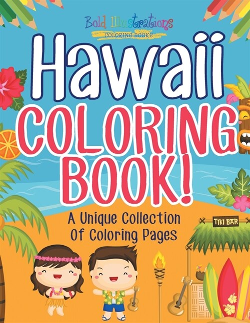Hawaii Coloring Book! (Paperback)