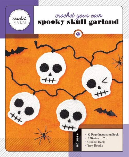 Crochet Your Own Spooky Skull Garland (Kit)