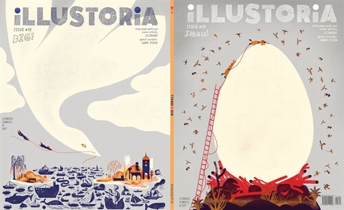 Illustoria: For Creative Kids and Their Grownups: Issue 15: Big & Small: Stories, Comics, DIY (Paperback)