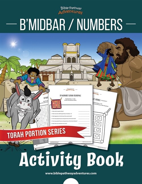 Bmidbar / Numbers Activity Book: Torah Portions for Kids (Paperback)