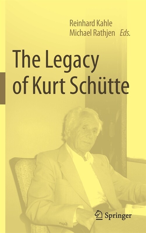 The Legacy of Kurt Sch?te (Hardcover, 2020)