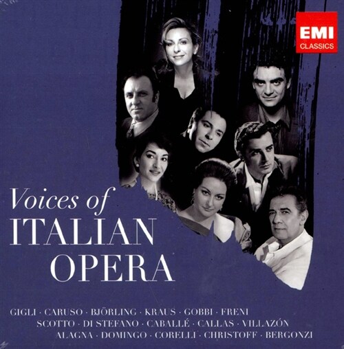 [수입] 이탈리아 오페라의 목소리 [5CD 한정반]