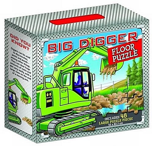 Big Diggers Floor Puzzle (Hardcover)