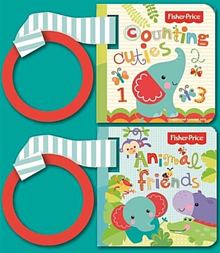 Fisher Price Buggy Book Box : First Animals, Counting Cuties (Board Book)