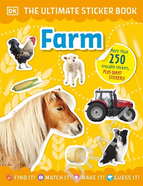 The Ultimate Sticker Book Farm (Paperback)