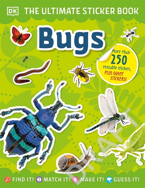 The Ultimate Sticker Book Bugs (Paperback)