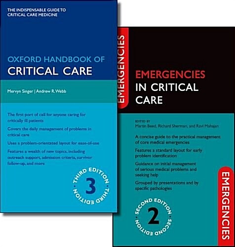 Oxford Handbook of Critical Care Third Edition and Emergencies in Critical Care Second Edition Pack (Multiple-component retail product)
