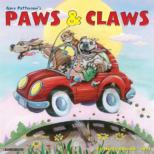 Gary Pattersons Paws N Claws 2021 Wall Calendar (Wall)