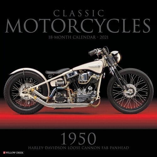 Classic Motorcycles 2021 Wall Calendar (Wall)