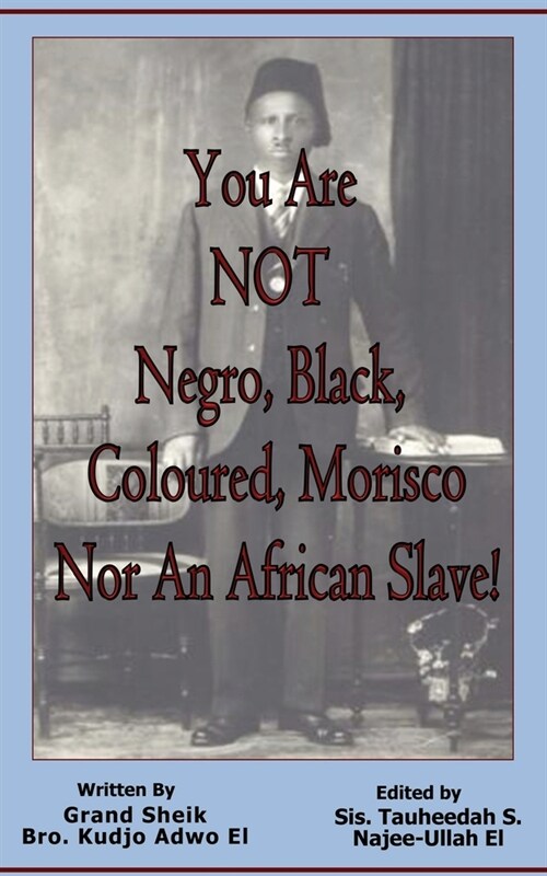 You Are NOT Negro, Black, Coloured, Morisco Nor An African Slave! (Paperback)