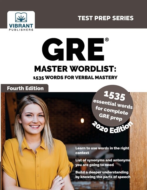 GRE Master Wordlist: 1535 Words for Verbal Mastery (Paperback, 4)