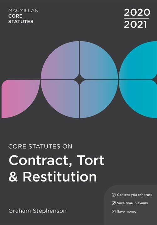 Core Statutes on Contract, Tort & Restitution 2020-21 (Paperback, 5 ed)