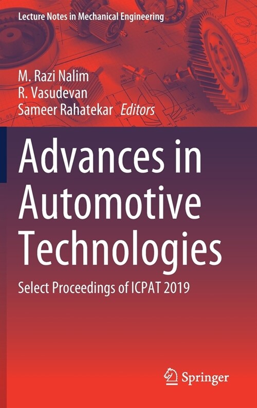 Advances in Automotive Technologies: Select Proceedings of Icpat 2019 (Hardcover, 2021)