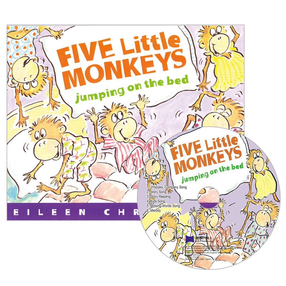 노부영 세이펜 Five Little Monkeys Jumping on the Bed (Paperback + CD)