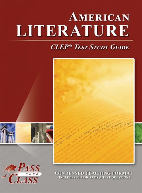 American Literature CLEP Test Study Guide (Hardcover)