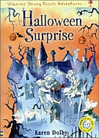 Usborne Young Puzzle Halloween Surprise (Paperback + Tape 1개)
