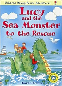 Usborne Young Puzzle Lucy And The Sea Monster To The Rescue (Paperback + Tape 1개)