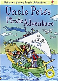 [중고] Usborne Young Puzzle Uncle Pete The Pirate Adventure (Paperback + Tape 1개)