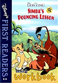Disneys First Readers Level 2 Workbook : Simbas Pouncing Lesson - The Lion King (Paperback + CD 1장)