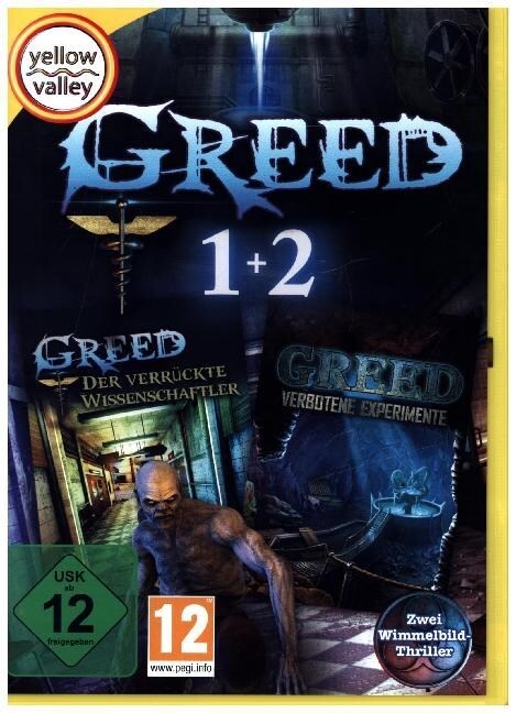 Greed 1+2, 1 DVD-ROM (DVD-ROM)