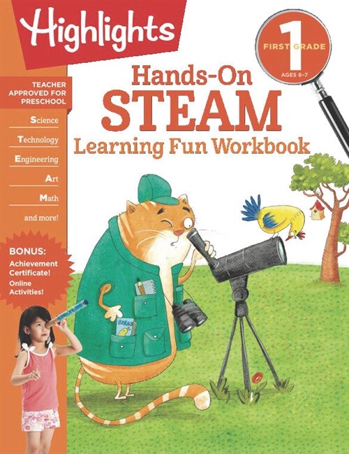 First Grade Hands-On STEAM Learning Fun Workbook (Paperback)